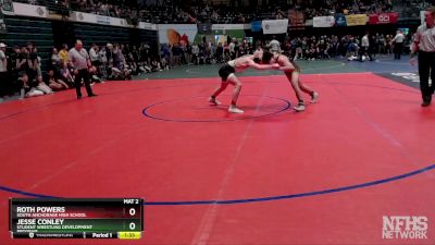 171 lbs Semifinal - Roth Powers, South Anchorage High School vs Jesse Conley, Student Wrestling Development Program