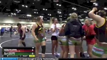 185 lbs Placement (16 Team) - Katelyn Lewis, Charlie`s Angels-IL Pink vs Ella Machin, Iowa T-Wrecks