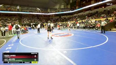 135 Class 1 lbs Champ. Round 1 - Faith James, Cassville vs Lily Ahlvin, Notre Dame (Cape Girardeau)