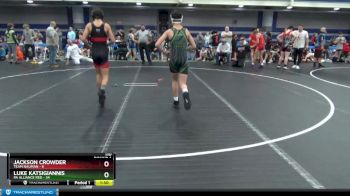 110 lbs Round 1 (8 Team) - Luke Katsigiannis, PA Alliance Red vs Jackson Crowder, Team Nauman