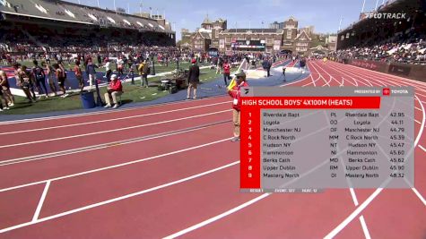 High School Boys' 4x100m Relay, Prelims 39