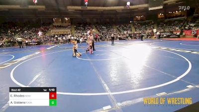 80 lbs Round Of 32 - Elias Rhodes, Nebraska Boyz vs Asher Giddens, R.A.W.