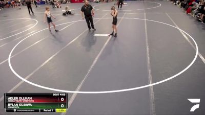 108 lbs Cons. Round 1 - Rylan Kujawa, Minnesota vs Adler Ollman, Anoka Youth Wrestling