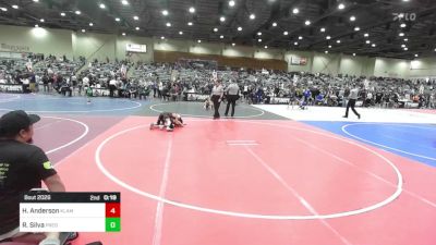 69 lbs Quarterfinal - Julvian Espino, Oakdale WC vs Luke Cruz, Dark Horse WC