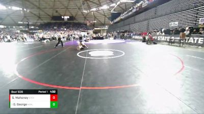 1A 132 lbs Champ. Round 1 - Gavin George, Naches Valley vs Solomon Mahoney, Stevenson