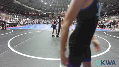 90 lbs Round Of 16 - Porter Chaney, Vinita Kids Wrestling vs Bowen Pearson, Blaine County Grapplers