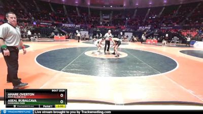 2A 170 lbs Cons. Round 3 - Aseal Rubalcava, Evergreen Park vs Amare Overton, Rock Island (H.S.)