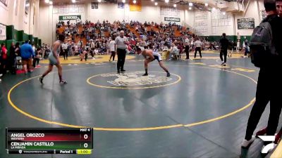 160 lbs Cons. Round 4 - Angel Orozco, Western vs Cenjamin Castillo, La Mirada