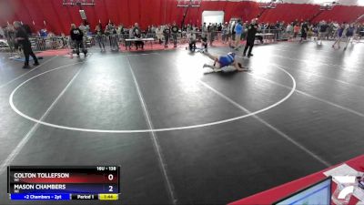 138 lbs Cons. Round 2 - Colton Tollefson, WI vs Mason Chambers, WI