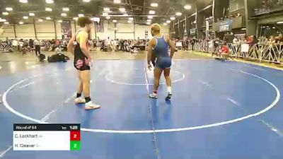 160 lbs Round Of 64 - Cooper Lockhart, VA vs Hunter Cleaver, NJ