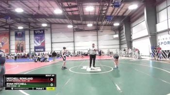 115 lbs Rd# 8- 12:30pm Saturday Final Pool - Mitchell Rowland, NCWAY National Team vs Ryan Mitchell, Iron Horse