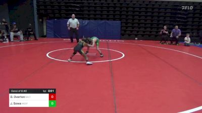 62 lbs Consi Of 8 #2 - Dylan Overton, Baltimore, MD vs James Sowa, Wexford, PA