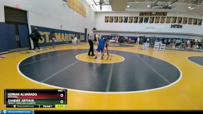 132 lbs Champ. Round 2 - Adrian Alvarado, Rockwall vs Zander Arthur, Trinity Christian Academy