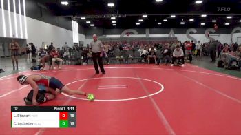 112 lbs 2nd Wrestleback (8 Team) - Cooper Ledbetter, Elite Ath Club DZ (IN) vs Logan Stewart, Team Gotcha (IL)