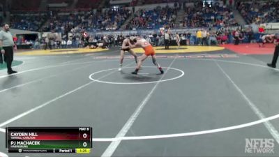 3A-120 lbs Semifinal - PJ Machacek, Harrisburg vs Cayden Hill, Yamhill-Carlton