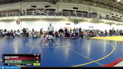 62 lbs Quarterfinal - Anthony Quiroz, Region Wrestling Academy vs Sean Schmidt, Indiana