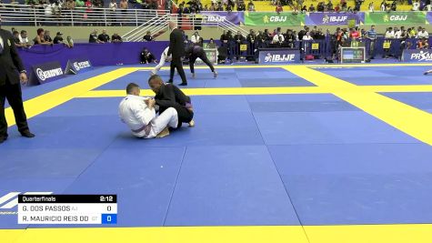 GÉTER DOS PASSOS vs RAFAEL MAURICIO REIS DO NASCIMEN 2024 Brasileiro Jiu-Jitsu IBJJF