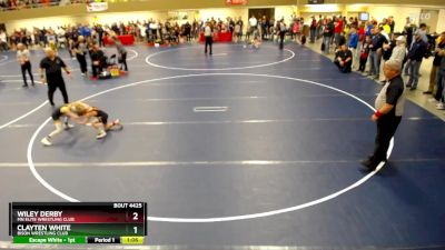 58 lbs 5th Place Match - Wiley Derby, MN Elite Wrestling Club vs Clayten White, Bison Wrestling Club