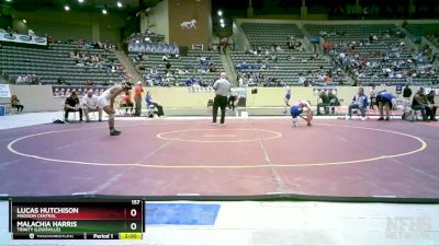 157 lbs Quarterfinal - LUCAS HUTCHISON, Madison Central vs Malachia Harris, Trinity (Louisville)