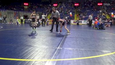 67 lbs Consy 5 - Maddox Thomas, Waynesburg vs Baylor Perkins, Valley