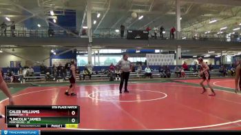 110 lbs Placement Matches (8 Team) - Caleb Williams, Barberton vs *Lincoln *James, Perrysburg