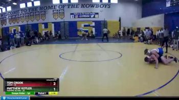 145 lbs Semifinals (8 Team) - Matthew Kotler, Fleming Island vs Tom Crook, Jesuit