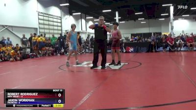 119 lbs Placement Matches (8 Team) - Robert Rodriguez, New Jersey vs Jaxon Workman, Michigan