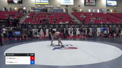 67 kg Cons 8 #2 - Smokey McClure, X-Calibur Athletics Wrestling Club vs Paul Kelly, Poway High School Wrestling