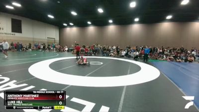 66-71 lbs Round 1 - Luke Hill, Best Trained Wrestling vs Anthony Martinez, Mesquite Wrestling Club