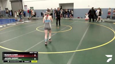 122 lbs Round 2 - Reagan Curry, Chugach Eagles Wrestling Club vs Jayden Sherry, Interior Grappling Academy