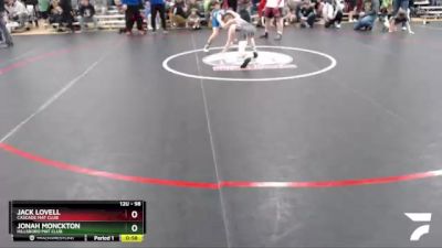 98 lbs Round 2 - Jonah Monckton, Hillsboro Mat Club vs Jack Lovell, Cascade Mat Club