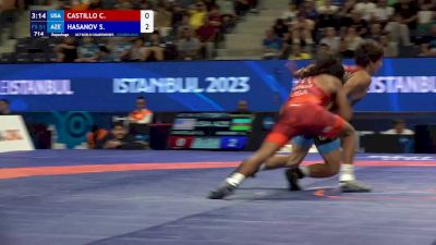 51 kg Repechage #2 - Christian Castillo, United States vs Sadraddin Hasanov, Azerbaijan