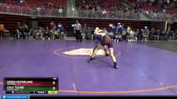 138 lbs Round 3 (3 Team) - Jaden McFarland, Columbus vs Cole Toline, Lincoln East
