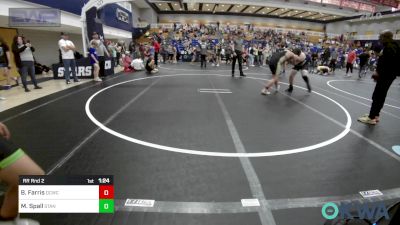 160 lbs Rr Rnd 2 - Broc Farris, Deer Creek Wrestling Club vs Maxon Spall, Standfast