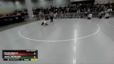 77 lbs Cons. Round 4 - Wyatt Michelson, Moen Wrestling Academy vs Dylan Ingalls, Legends Of Gold