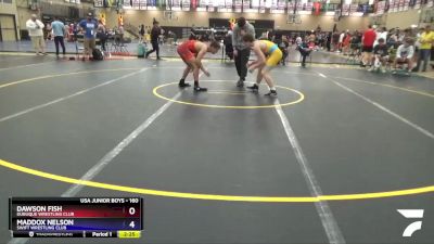 160 lbs Cons. Round 1 - Dawson Fish, Dubuque Wrestling Club vs Maddox Nelson, SWIFT Wrestling Club