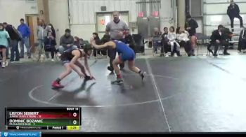 88 lbs Round 5 (6 Team) - Dominic Bozanic, PA Alliance Blue vs Liston Seibert, Junior Terps Xtreme