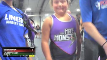 100 lbs Round 5 (6 Team) - Jaleesa Whaley, Storm vs Ceanna Owen, Team Palmetto