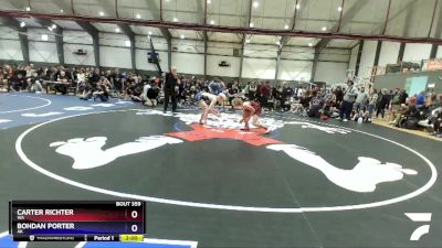 144 lbs Cons. Round 2 - Carter Richter, WA vs Bohdan Porter, AK