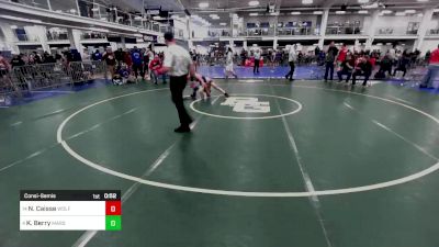 100 lbs Consolation - Noah Caisse, Wolfgang Wrestling Academy vs Kylan Berry, Marshwood ME