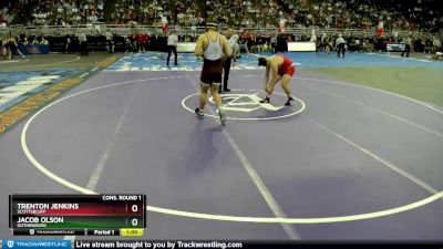 Cons. Round 1 - Trenton Jenkins, Scottsbluff vs Jacob Olson, Gothenburg