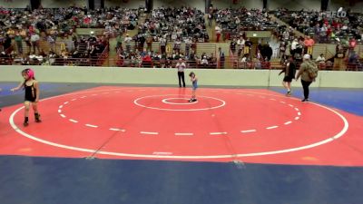 34-37 lbs Consi Of 4 - Wyatt Prichard, 706 Wrestling vs Delilah Dawson, Richmond Hill Wrestling Club