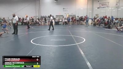 130 lbs Champ. Round 3 - Tyler Morales, Michigan Grappler RTC vs Kieron McCormack, Roundtree WA