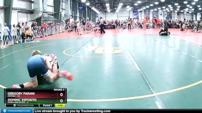 96 lbs Rd# 6- 9:00am Saturday Final Pool - Dominic Esposito, Maryland Black vs Gregory Parani, M2TCNJ