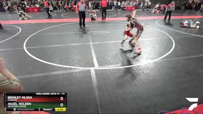 77 lbs 5th Place Match - Hazel Holden, Wisconsin Rapids vs Brinley Mlsna, Cashton