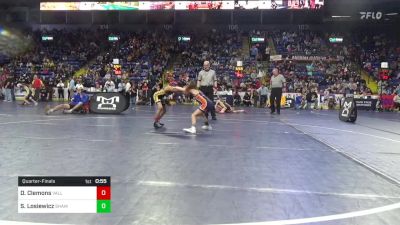 60 lbs Quarterfinal - Danika Clemons, Valley vs Stella Losiewicz, Shamokin