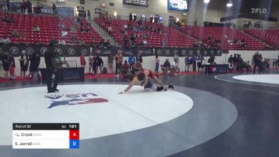 80 kg Rnd Of 32 - Liam Crook, Kaukauna High School Wrestling vs Simon Jarrell, Askeo International Mat Club