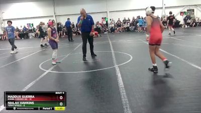 88 lbs Round 2 (4 Team) - Maddux Guerra, Daniel Cormier WA vs Nialah Hawkins, Terps Xpress