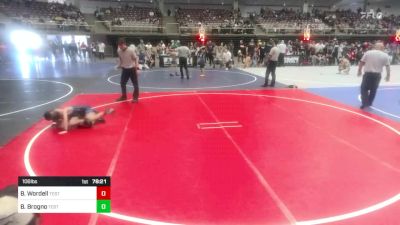 62 lbs Quarterfinal - Braxton Berninzoni, Black Fox Wr Ac vs Nehemiah Gonzales, Kingdom WC