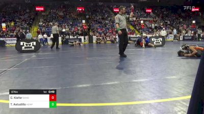 67 lbs Consy 2 - Calvin Kiefer, Bangor vs Trey Astudillo, Hempfield